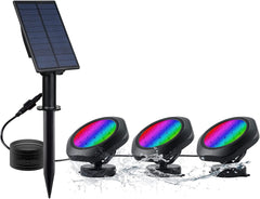 5-Pack Solar Waterproof LED Pond Lights – Super Bright IP68 Submersible for Aquarium & Garden