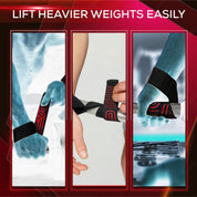 Anti-Slip Weight Lifting Straps – Gel Padded Wrist Support for Men & Women