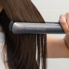 Protect Intelligent Hair Straightener with Heat Sensor, Keratin & Almond Oil Plates