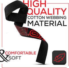 Anti-Slip Weight Lifting Straps – Gel Padded Wrist Support for Men & Women