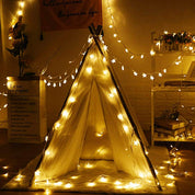 Star Fairy String Lights 6M 40 LED Battery Powered Warm White Decorative Lights for Indoor & Outdoor Use