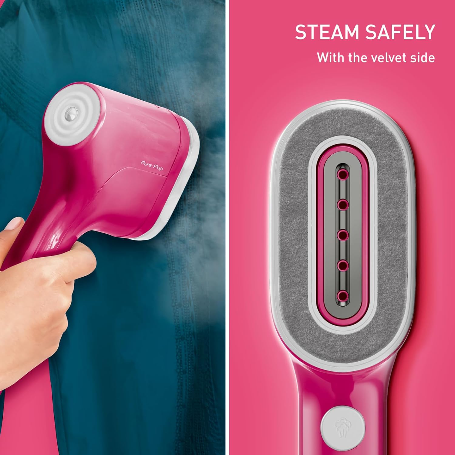 Portable Handheld Clothes Steamer – 1300W, 70ml