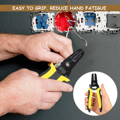 10–22 AWG Wire Stripping Pliers 7 Inch Cable Cutter