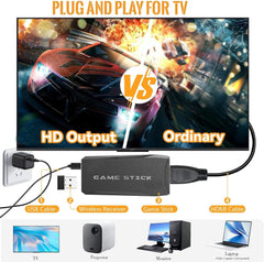 Wireless Retro Game Console – 20,000+ Built-in Games, HDMI, 2.4G Gamepads, Plug & Play