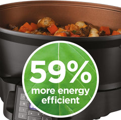 Good-to-Go 6.5L Electric Multicooker – 8 Functions: Sear, Slow Cook, Steam, Boil, Roast & Keep Warm, 750W, Dishwasher Safe