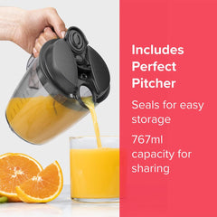 800W Centrifugal Juicer – 8 Piece Set with 1.5L Pulp Basin & 800ml Pitcher – 2 Speeds, 3