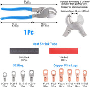 Battery Cable Lug Crimping Tool Kit 42Pcs