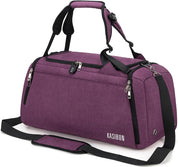 42L Waterproof Gym Duffel Bag with Shoe Compartment, Wet Pocket & Lock – Unisex