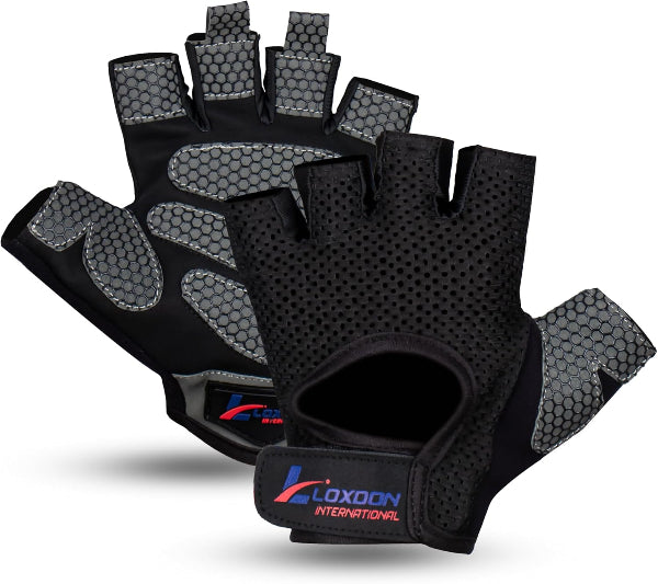 Men’s Gym Gloves – Non-Slip Weight Lifting Gloves with Padded Palm & Breathable Design