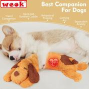 Heartbeat Puppy Toy – Calming Plush Pillow for Dogs & Pets, Anxiety Relief Aid