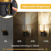 Warm ambient night lighting

