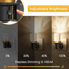 Warm ambient night lighting


