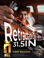 Retractable 69W Car Charger – USB-C Fast Charger Adapter for iPhone & Ford Fiesta