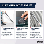 Hoover Breeze EVO Bagless Upright Vacuum Cleaner – Black & Turquoise