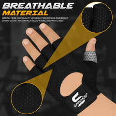 Weight Lifting Fitness Gloves – Non-Slip, Breathable Workout Gloves for Men & Women
