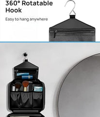 Hanging Travel Toiletry Bag – Large Waterproof Foldable Wash Organizer for Men & Women
