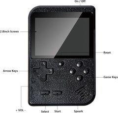 Portable Handheld Game Console – 800 Classic Games, TV & 2-Player Support, Rechargeable