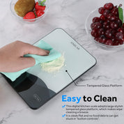 AIMILAR Rechargeable Digital Kitchen Scale, 22lb LED Display, Ounces & Grams
