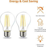 LED E27 Filament Bulb 7W Warm White (60W Equivalent)