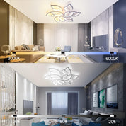 LED Ceiling Light 70–140W Dimmable Modern Lamp with Remote & App Control, Colour Changing Energy-Saving Lighting for Living Room/Bedroom