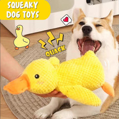 Plush Duck Dog Toy – Squeaky, Soft Puppy Toy for Small, Medium & Large Dogs 35CM