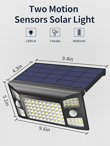 Motion Sensor solar Wall light