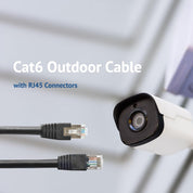 JAVEX Cat6 FTP Outdoor Ethernet Cable 30m Black