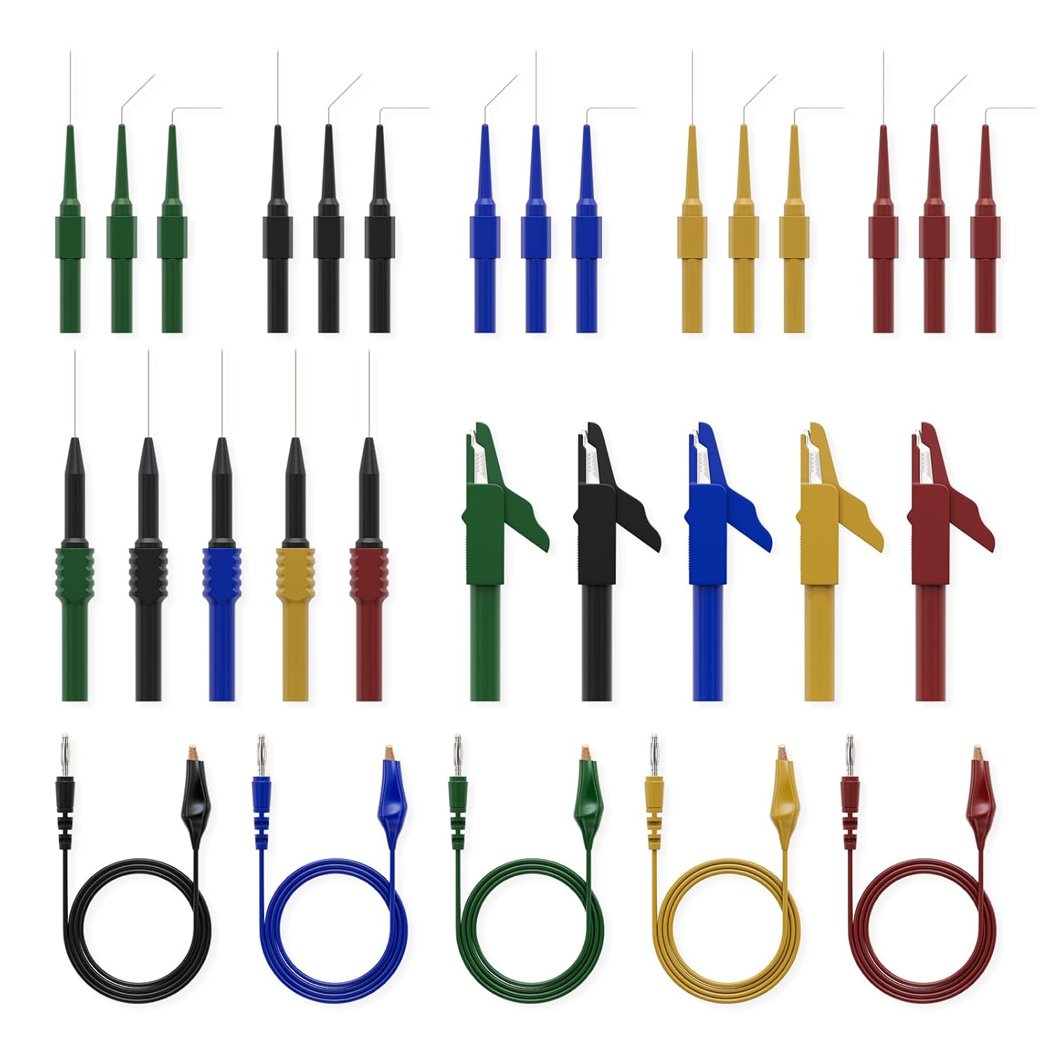VDIAGTOOL V200 PRO Upgrade Kit Automotive Power Circuit Probe Tester with 30PCS Back Probe,12/24V Car Electric Open Short Circuit Break Finder,AC/DC Voltage Component Relay Fuse Test 40Ft Cable Tracer
