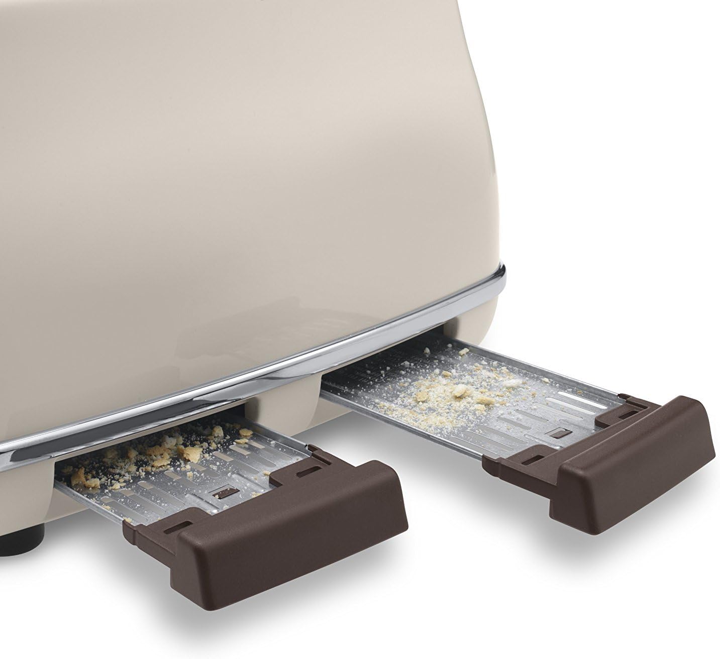 Icona Vintage 4 Slot Toaster – Beige | Reheat, Defrost, Bagel Function & 6 Browning Settings – CTOV4003BG