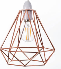 Ceiling Light Wire Basket Metal Basket Pendant Lighting Ceiling Light Shade, Ceiling Fitting Light & Industrial Style Light for Indoor Pendant Light Shade lamp Shade