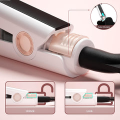 Extra Wide 57mm Flat Iron Hair Straightener, 3D Ceramic Tourmaline Plates for Thick Hair