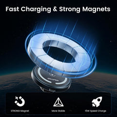 iPhone 16 MagSafe Car Mount Charger with Extended Arm – Grey