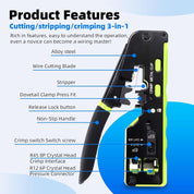 RJ45 Crimp Tool Kit 107 in 1 Ethernet Set