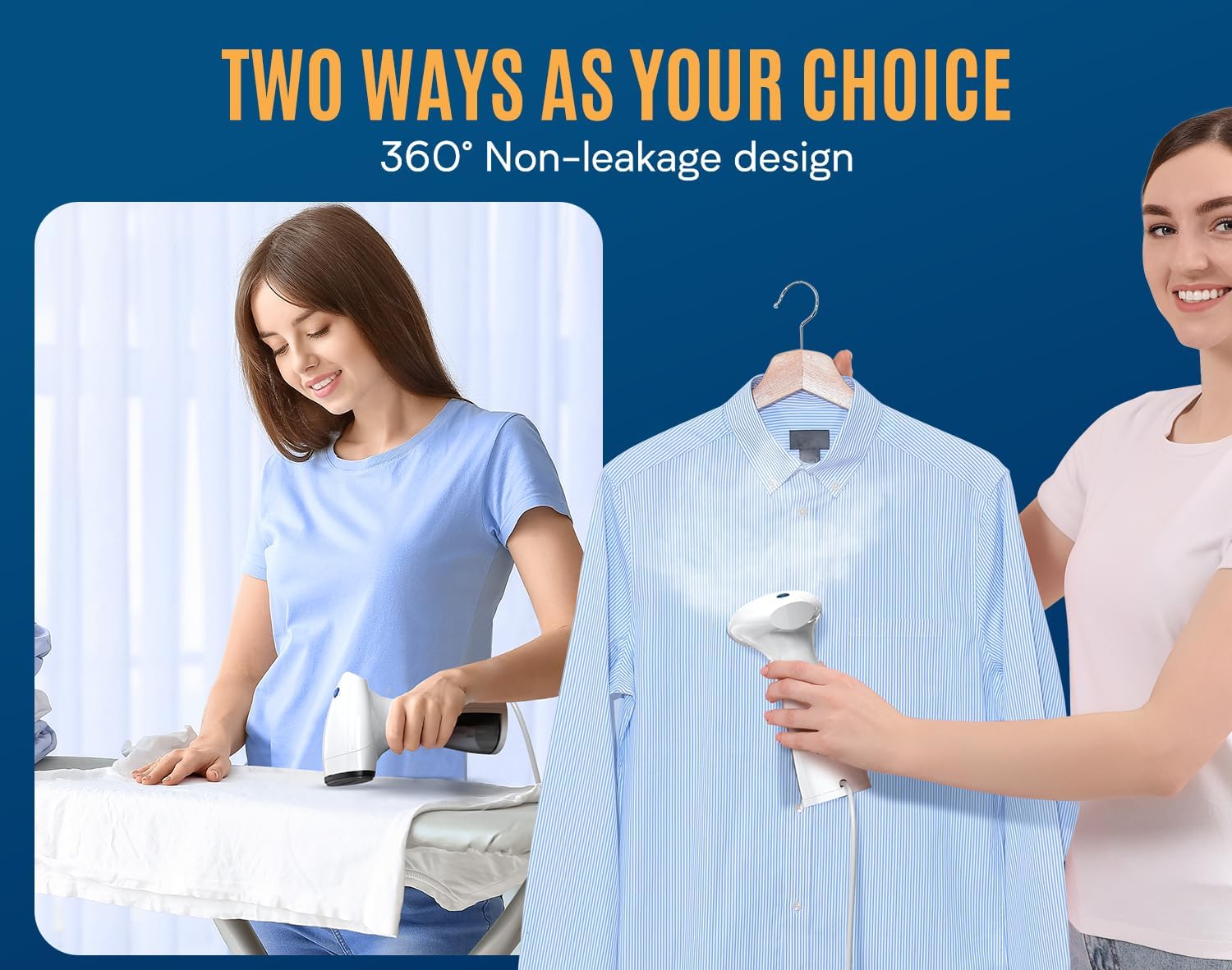 1600W Handheld Clothes Steamer Portable