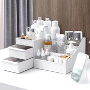 Makeup Organizer Storage Drawers – Large Cosmetic & Skincare Box for Vanity Desk