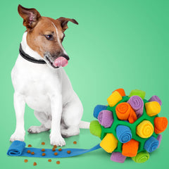 Snuffle Ball for Dogs – Interactive Puzzle Toy, Slow Feeder & Bite-Resistant Fun