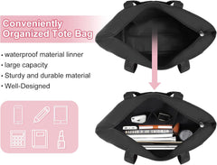 A-Z Initial Personalized Tote Bag – Waterproof Gift for Women, Moms, Teachers & Bridesmaids