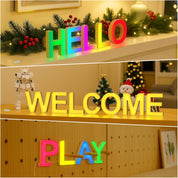 LED Letter V Colour Changing USB Night Light