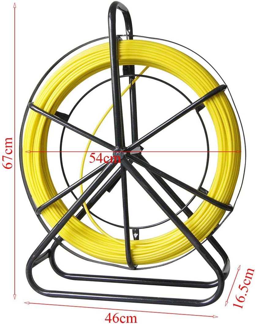 Fiberglass Duct Rodder 6x100M Electric Cable Installation Tool