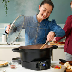 Good-to-Go 6.5L Electric Multicooker – 8 Functions: Sear, Slow Cook, Steam, Boil, Roast & Keep Warm, 750W, Dishwasher Safe