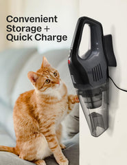 Cordless Handheld Vacuum Cleaner, 8Kpa Powerful Suction Portable Mini Vacuum with 25–30Mins Runtime, Quick Rechargeable Battery for Home, Car, Carpet, Stairs & Pet Hair Cleaning