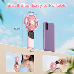 Portable Handheld Fan Rechargeable 5000mAh – 5 Speeds Mini Fan