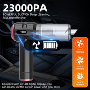 Handheld Vacuum Cleaner Black Rose, 23000Pa Cordless Car & Home