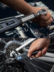 Digital Torque Wrench Set 1/4" & 1/2" Adjustable with LED
