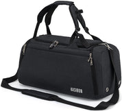 42L Waterproof Gym Duffel Bag with Shoe Compartment, Wet Pocket & Lock – Unisex