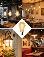 B22 A-Rated LED Filament Bulb 3.8W 2700K Clear 4 Pack