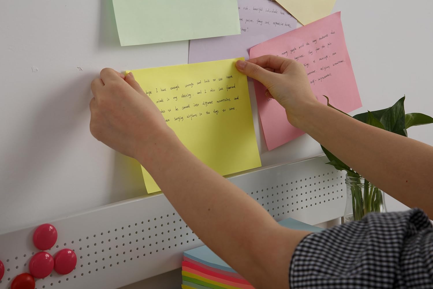 6-Pack Extra-Large Lined Sticky Notes, A5 Giant Pads, 30 Sheets Each, 6 Colors