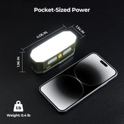 Rechargeable Camping Lantern 3200mAh – Motion Sensor Light, 380LM, 5 Brightness Levels, IP65 Waterproof, USB-C, SOS Mode