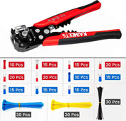 Automatic Wire Stripper Cutter Crimper AWG10–24 3-in-1