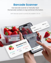Smart Kitchen Scales with App & Nutrition Calculator – 5kg Food Scale for Baking, Weight Loss, Calorie Counting & Accuracy